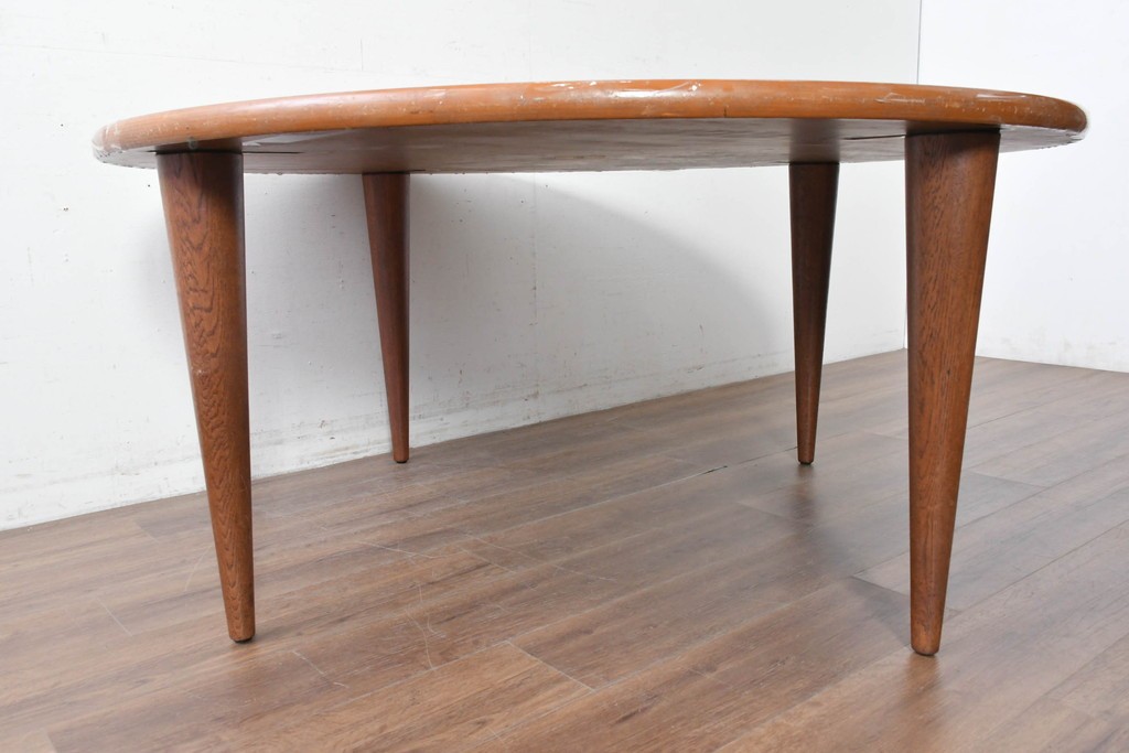 中古　希少な大振りサイズ!!　arflex(アルフレックス)　NEW STATION(ニューステーション)ラウンドテーブル　定価約25万円　(R-087521)