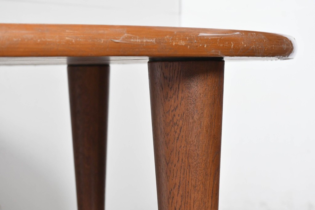 中古　希少な大振りサイズ!!　arflex(アルフレックス)　NEW STATION(ニューステーション)ラウンドテーブル　定価約25万円　(R-087521)