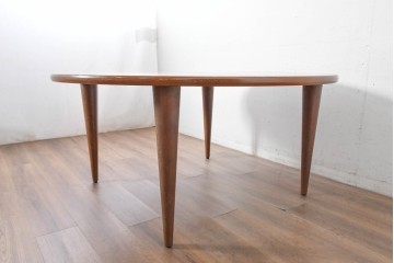 中古　希少な大振りサイズ!!　arflex(アルフレックス)　NEW STATION(ニューステーション)ラウンドテーブル　定価約25万円　(R-087522)