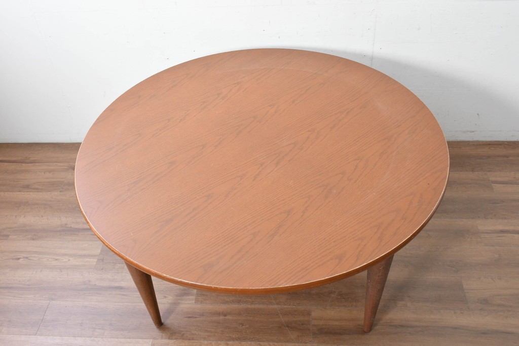 中古　希少な大振りサイズ!!　arflex(アルフレックス)　NEW STATION(ニューステーション)ラウンドテーブル　定価約25万円　(R-087522)