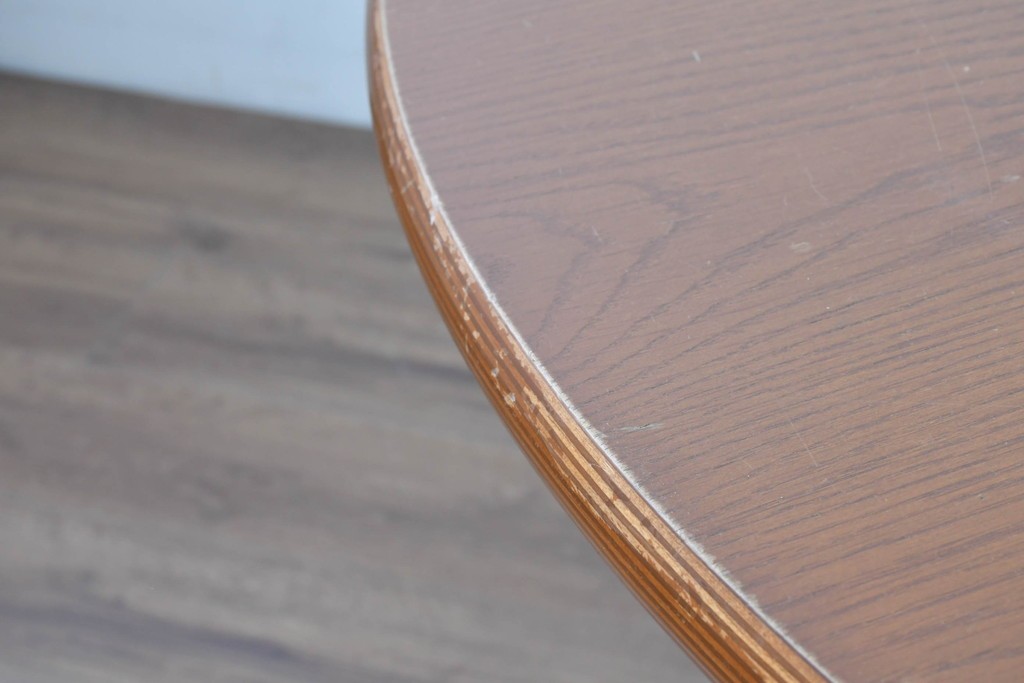 中古　希少な大振りサイズ!!　arflex(アルフレックス)　NEW STATION(ニューステーション)ラウンドテーブル　定価約25万円　(R-087522)