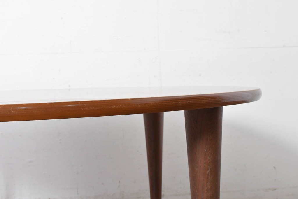 中古　希少な大振りサイズ!!　arflex(アルフレックス)　NEW STATION(ニューステーション)ラウンドテーブル　定価約25万円　(R-087522)