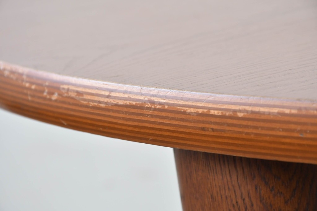 中古　希少な大振りサイズ!!　arflex(アルフレックス)　NEW STATION(ニューステーション)ラウンドテーブル　定価約25万円　(R-087522)