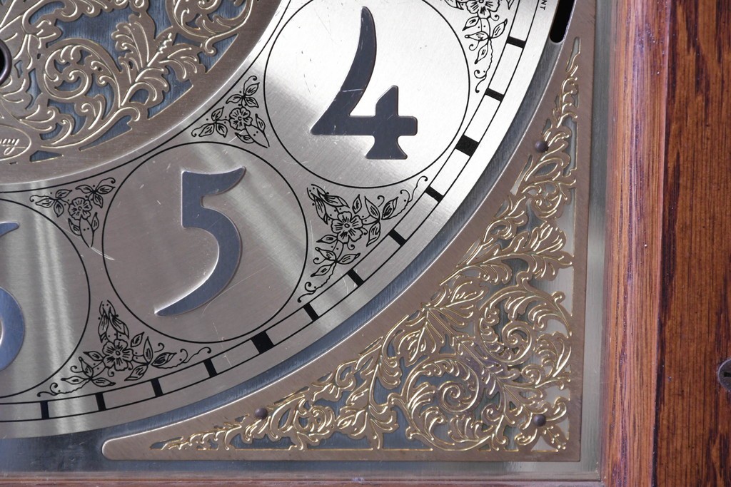 中古　アメリカ　Ridgeway(リッジウェイ)　優雅な佇まいのホールクロック　定価約150万円　(R-087526)