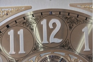 中古　アメリカ　Ridgeway(リッジウェイ)　優雅な佇まいのホールクロック　定価約150万円　(R-087526)