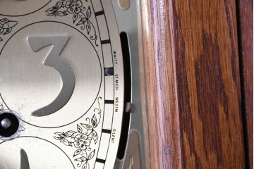 中古　アメリカ　Ridgeway(リッジウェイ)　優雅な佇まいのホールクロック　定価約150万円　(R-087526)