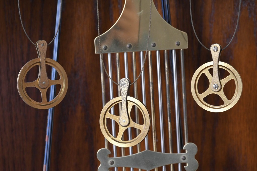 中古　アメリカ　Ridgeway(リッジウェイ)　優雅な佇まいのホールクロック　定価約150万円　(R-087526)