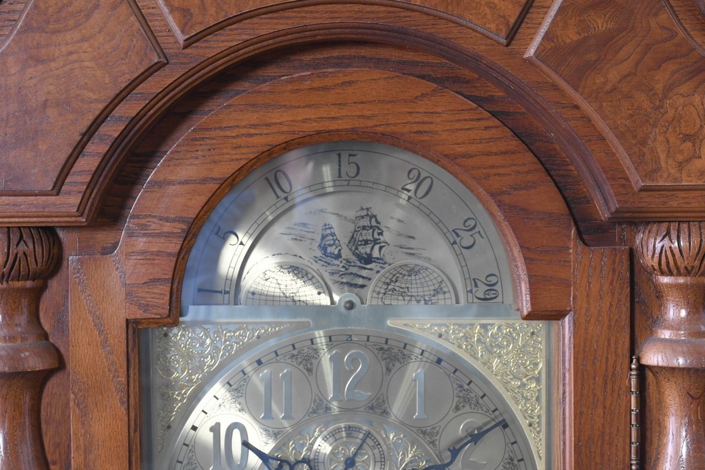 中古　アメリカ　Ridgeway(リッジウェイ)　優雅な佇まいのホールクロック　定価約150万円　(R-087526)