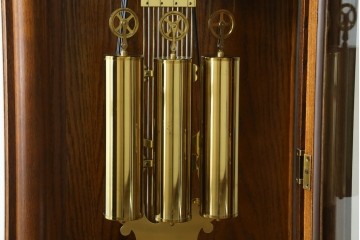 中古　アメリカ　Ridgeway(リッジウェイ)　優雅な佇まいのホールクロック　定価約150万円　(R-087526)