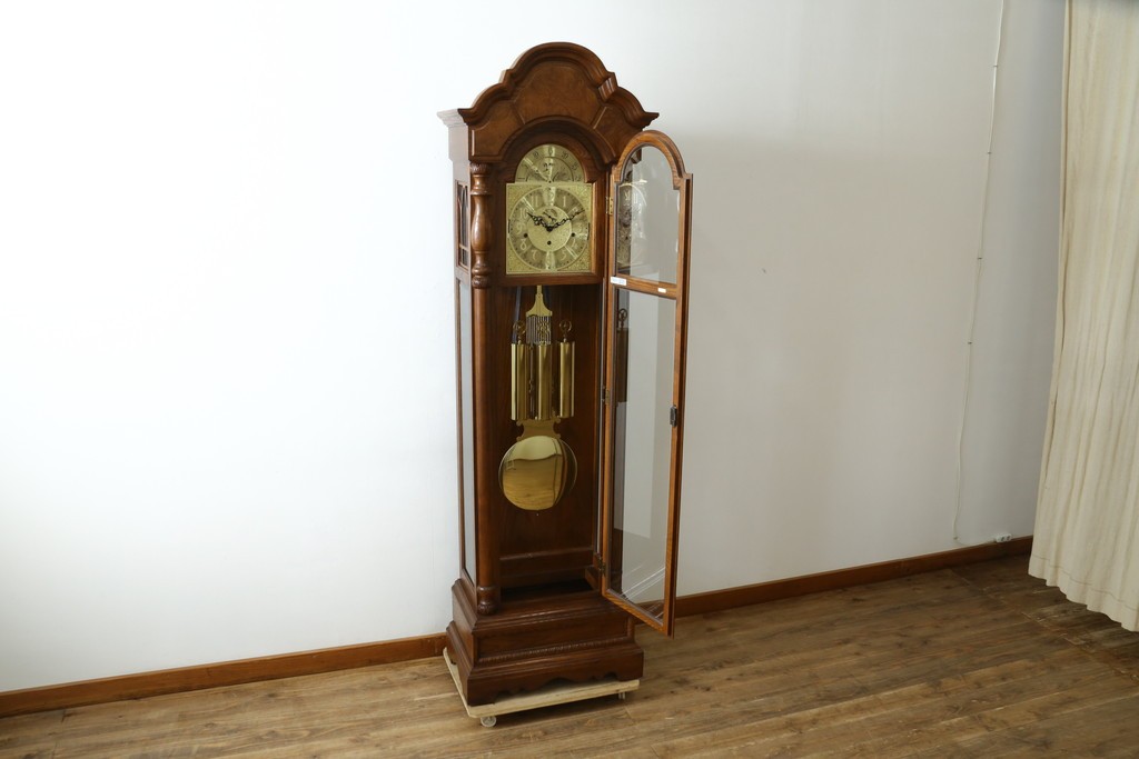 中古　アメリカ　Ridgeway(リッジウェイ)　優雅な佇まいのホールクロック　定価約150万円　(R-087526)