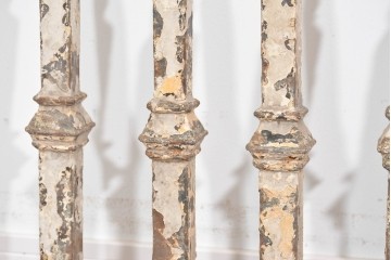 フランスアンティーク　ロートアイアン製階段バラスター15本セット　(R-087527)