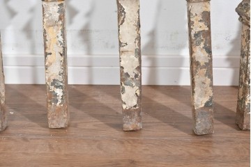 フランスアンティーク　ロートアイアン製階段バラスター15本セット　(R-087527)