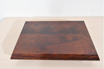 北海道民芸家具　希少な廃番品　シックな色合いが魅力の花台　(R-087534)