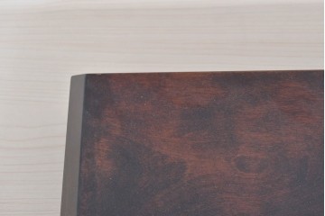 北海道民芸家具　希少な廃番品　シックな色合いが魅力の花台　(R-087534)