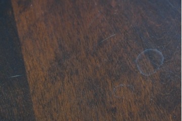 北海道民芸家具　希少な廃番品　シックな色合いが魅力の花台　(R-087534)