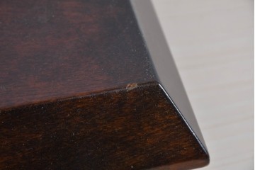 北海道民芸家具　希少な廃番品　シックな色合いが魅力の花台　(R-087534)