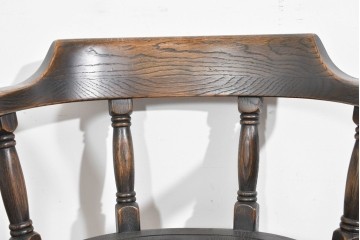 中古　美品　高級品　飛騨産業　PROVINCIAL(プロヴィンシャル)　キツツキ　スモーカーズボウダイニングチェア2脚セット　セット定価約47万円　(R-087536)