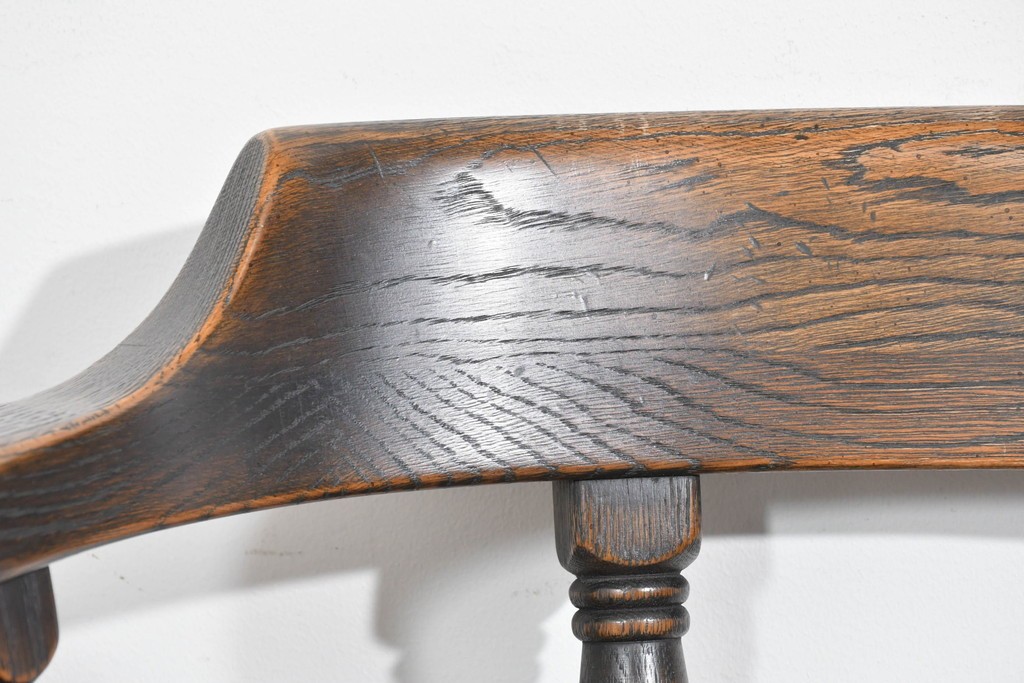 中古　美品　高級品　飛騨産業　PROVINCIAL(プロヴィンシャル)　キツツキ　スモーカーズボウダイニングチェア2脚セット　セット定価約47万円　(R-087536)