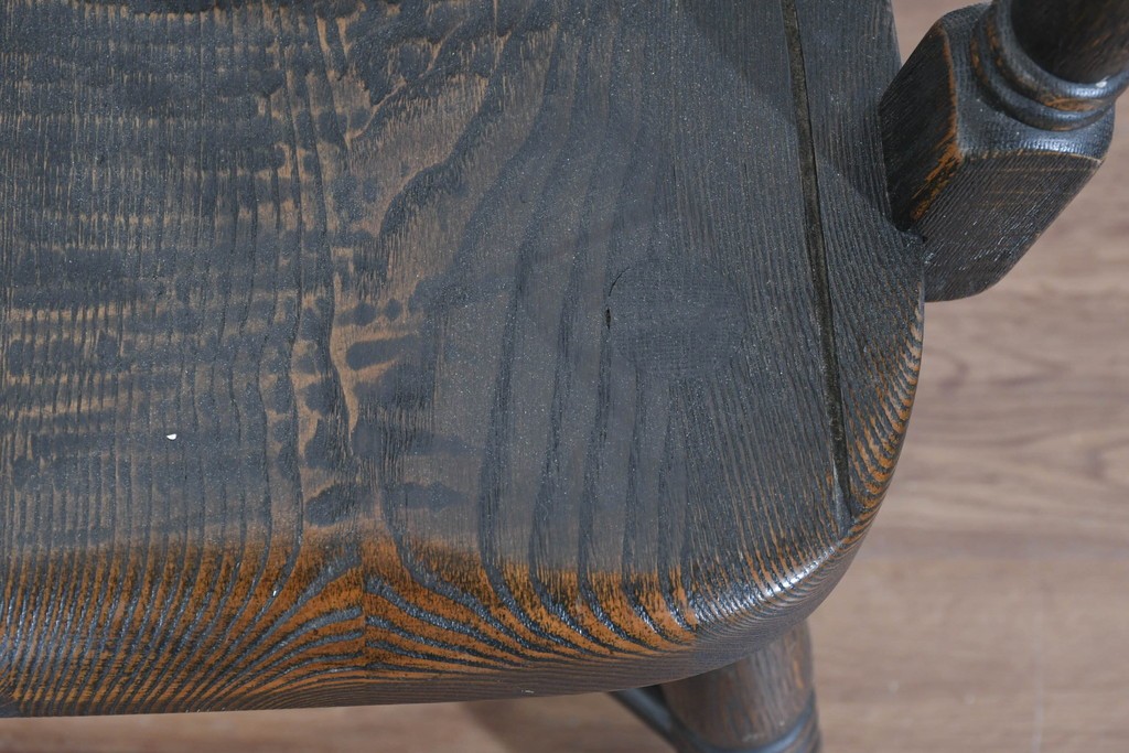 中古　美品　高級品　飛騨産業　PROVINCIAL(プロヴィンシャル)　キツツキ　スモーカーズボウダイニングチェア2脚セット　セット定価約47万円　(R-087536)