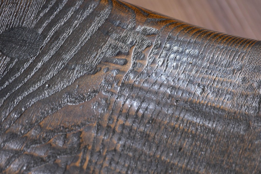 中古　美品　高級品　飛騨産業　PROVINCIAL(プロヴィンシャル)　キツツキ　スモーカーズボウダイニングチェア2脚セット　セット定価約47万円　(R-087536)