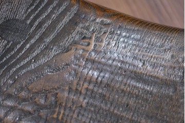 中古　美品　高級品　飛騨産業　PROVINCIAL(プロヴィンシャル)　キツツキ　スモーカーズボウダイニングチェア2脚セット　セット定価約47万円　(R-087536)