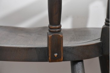 中古　美品　高級品　飛騨産業　PROVINCIAL(プロヴィンシャル)　キツツキ　スモーカーズボウダイニングチェア2脚セット　セット定価約47万円　(R-087536)