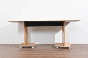 中古　arflex(アルフレックス)　TAVOLO NAVE(タボロ・ナーベ)　天板デザインが印象的なダイニングテーブル　現行定価約55万円　(R-087539)