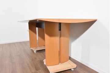 中古　arflex(アルフレックス)　TAVOLO NAVE(タボロ・ナーベ)　天板デザインが印象的なダイニングテーブル　現行定価約55万円　(R-087539)