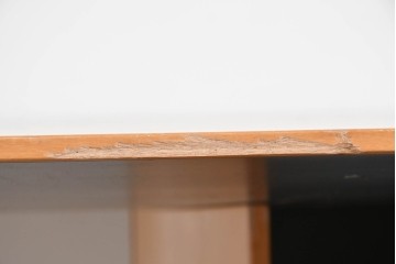 中古　arflex(アルフレックス)　TAVOLO NAVE(タボロ・ナーベ)　天板デザインが印象的なダイニングテーブル　現行定価約55万円　(R-087539)