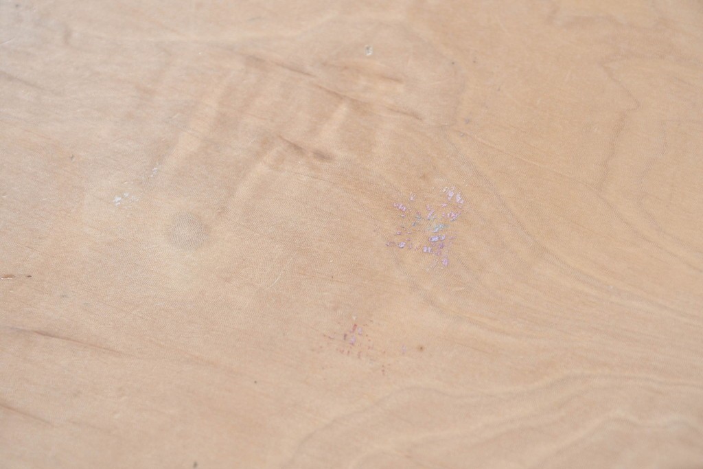 中古　国産職人手作り品　栃ノ木(トチノキ)　一枚板の存在感あふれるダイニングテーブル　製作費約45万円　(R-087540)