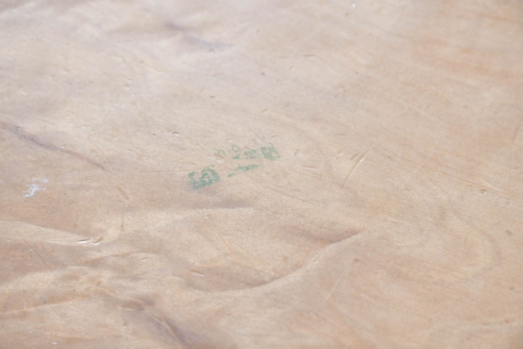 中古　国産職人手作り品　栃ノ木(トチノキ)　一枚板の存在感あふれるダイニングテーブル　製作費約45万円　(R-087540)