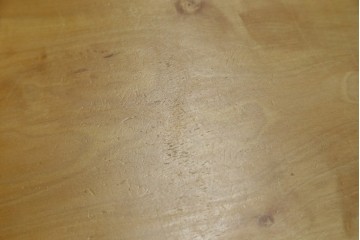 中古　国産職人手作り品　栃ノ木(トチノキ)　一枚板の存在感あふれるダイニングテーブル　製作費約45万円　(R-087540)