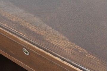 中古　希少な廃番品　カリモク家具(karimoku)　domani(ドマーニ)　Morganton(モーガントン)　風格ある両袖デスク　(R-087541)