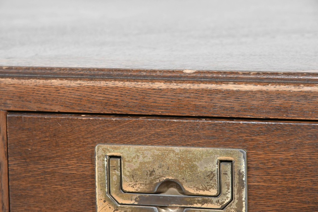 中古　希少な廃番品　カリモク家具(karimoku)　domani(ドマーニ)　Morganton(モーガントン)　風格ある両袖デスク　(R-087541)