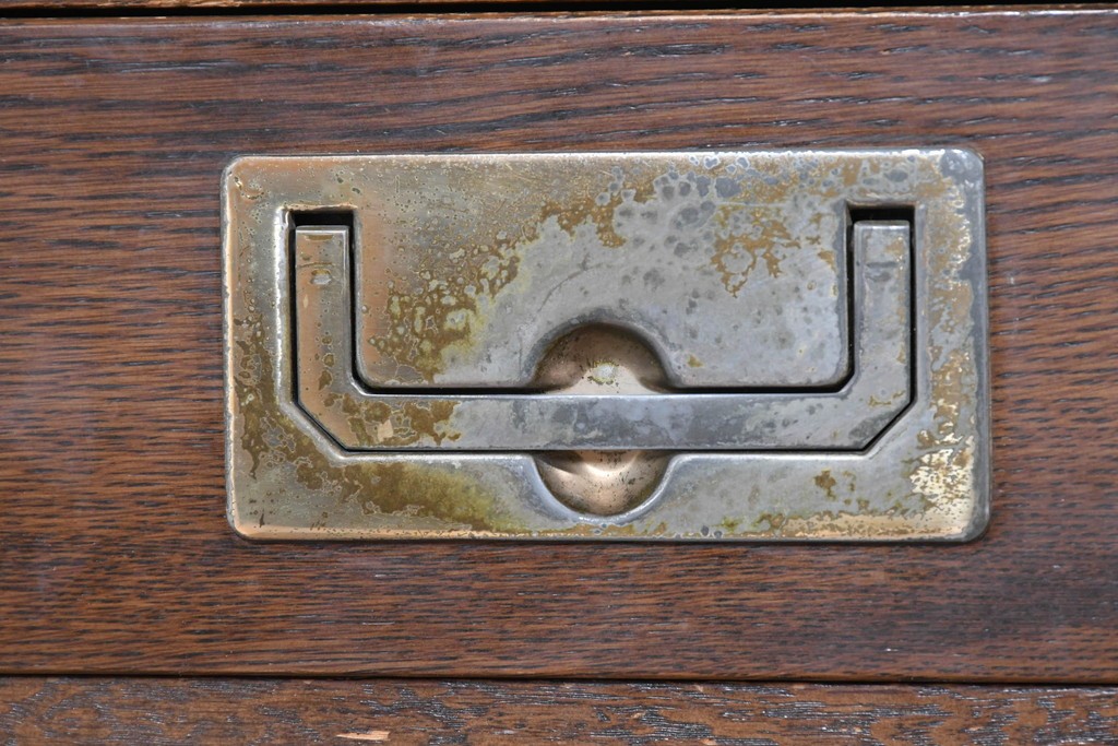 中古　希少な廃番品　カリモク家具(karimoku)　domani(ドマーニ)　Morganton(モーガントン)　風格ある両袖デスク　(R-087541)