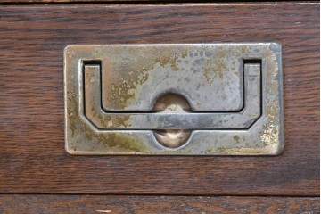 中古　希少な廃番品　カリモク家具(karimoku)　domani(ドマーニ)　Morganton(モーガントン)　風格ある両袖デスク　(R-087541)