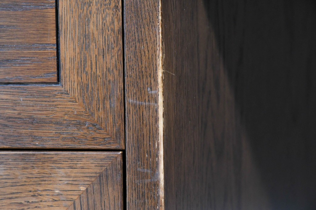 中古　希少な廃番品　カリモク家具(karimoku)　domani(ドマーニ)　Morganton(モーガントン)　風格ある両袖デスク　(R-087541)