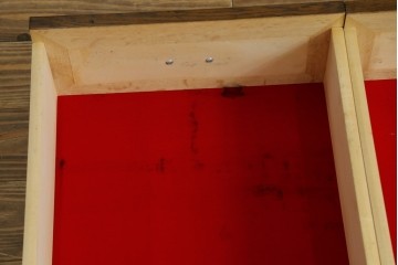 中古　希少な廃番品　カリモク家具(karimoku)　domani(ドマーニ)　Morganton(モーガントン)　風格ある両袖デスク　(R-087541)