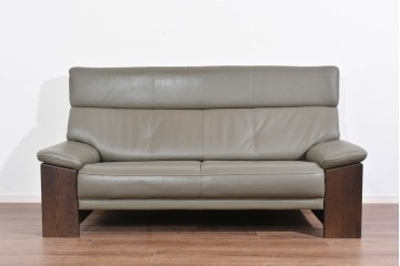 中古　美品　浜本工芸　EL-7200　ゆったりくつろげる2.5人掛けソファ　定価約30万円　(R-087545)