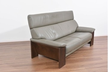 中古　美品　浜本工芸　EL-7200　ゆったりくつろげる2.5人掛けソファ　定価約30万円　(R-087545)