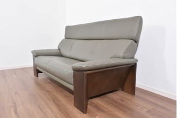 中古　美品　浜本工芸　EL-7200　ゆったりくつろげる2.5人掛けソファ　定価約30万円　(R-087545)