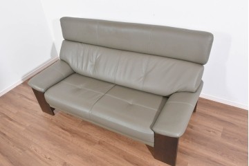 中古　美品　浜本工芸　EL-7200　ゆったりくつろげる2.5人掛けソファ　定価約30万円　(R-087545)