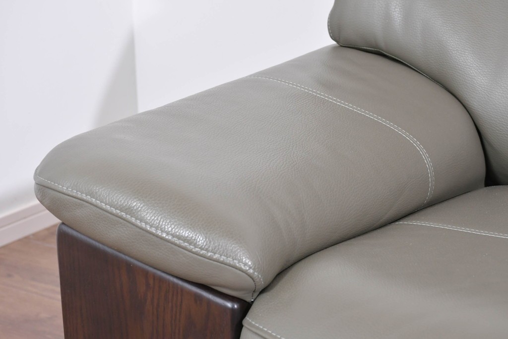 中古　美品　浜本工芸　EL-7200　ゆったりくつろげる2.5人掛けソファ　定価約30万円　(R-087545)