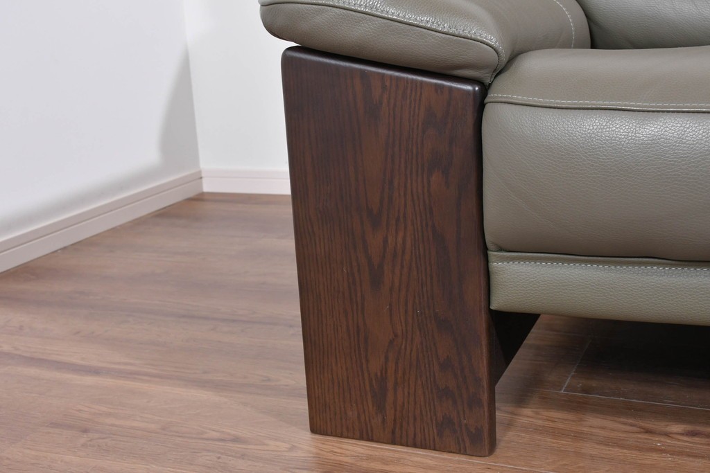 中古　美品　浜本工芸　EL-7200　ゆったりくつろげる2.5人掛けソファ　定価約30万円　(R-087545)