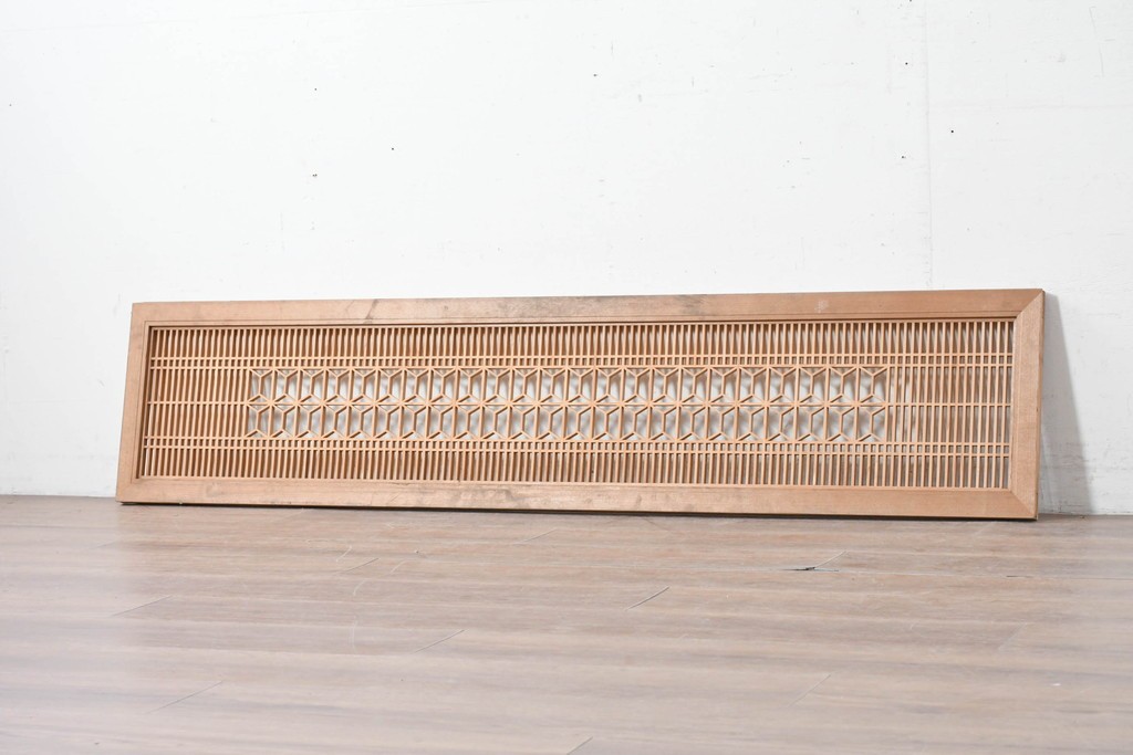 ヴィンテージ建具　昭和中期　細やかな組子細工が空間を彩る欄間1枚　(R-087548)