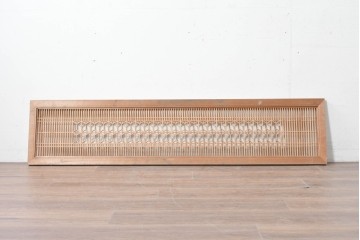 ヴィンテージ建具　昭和中期　細やかな組子細工が空間を彩る欄間1枚　(R-087548)
