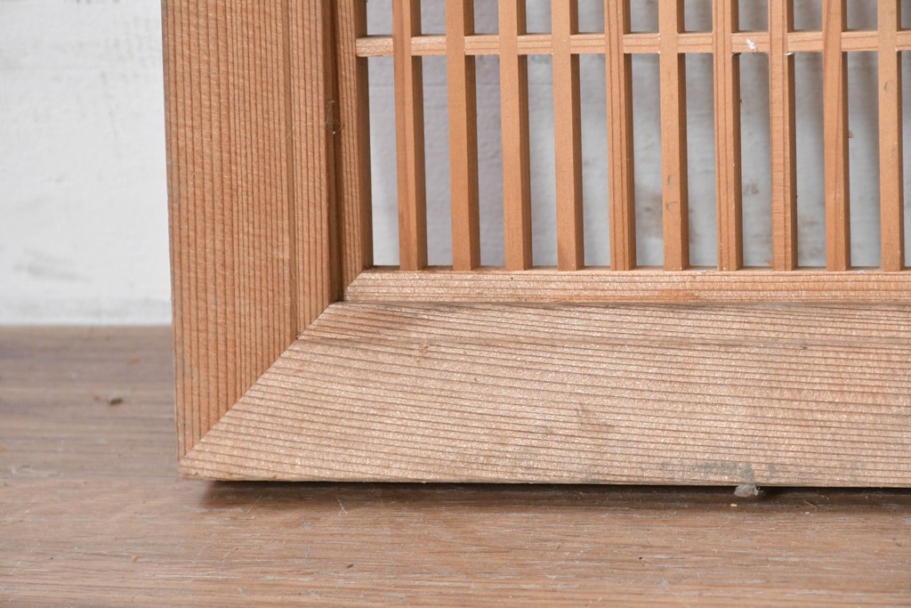 ヴィンテージ建具　昭和中期　細やかな組子細工が空間を彩る欄間1枚　(R-087548)