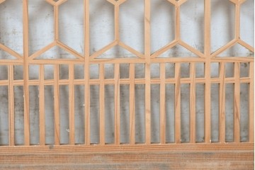 ヴィンテージ建具　昭和中期　細やかな組子細工が空間を彩る欄間1枚　(R-087548)