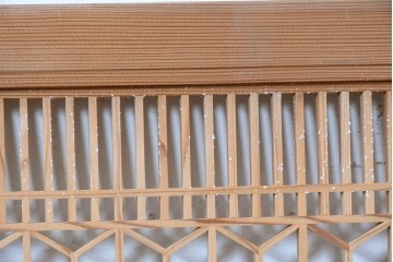 ヴィンテージ建具　昭和中期　細やかな組子細工が空間を彩る欄間1枚　(R-087548)