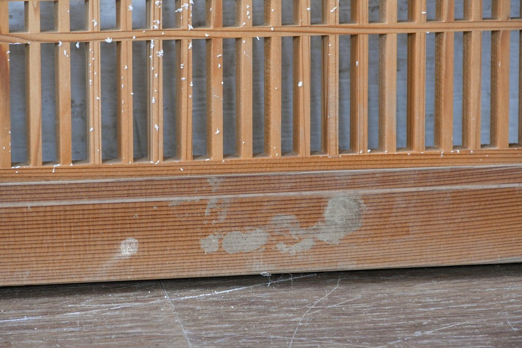 ヴィンテージ建具　昭和中期　細やかな組子細工が空間を彩る欄間1枚　(R-087548)